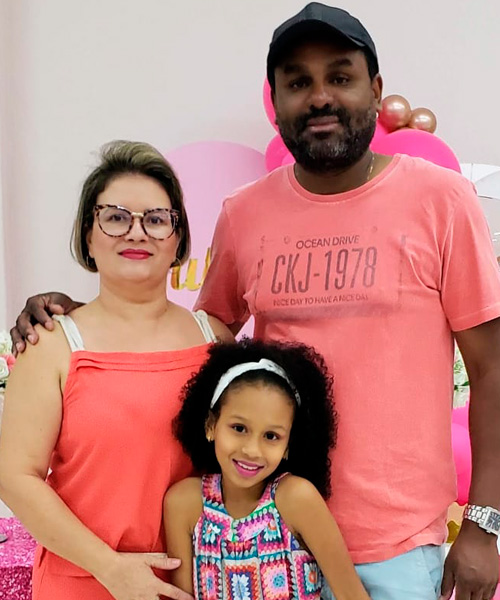 Foto de Pais da estudante Julia Zarpellom Souza (5° ano B)