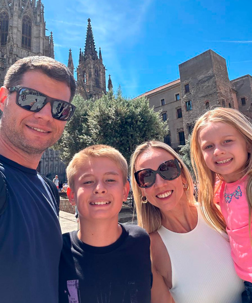 Foto de Pais dos estudantes Maria Heloísa (2º Ano A) e Léo Favaro (6º Ano B)